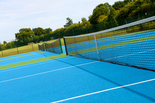 outdoor tennis courts