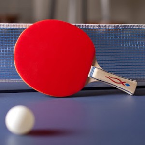 Table Tennis bat and ball