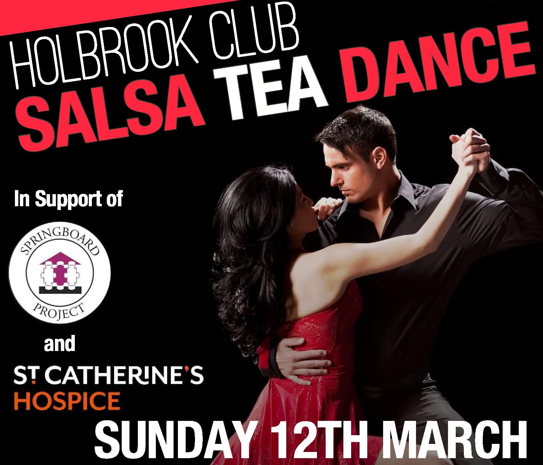 Salsa Tea Dance Sunday 12th March The Holbrook Club