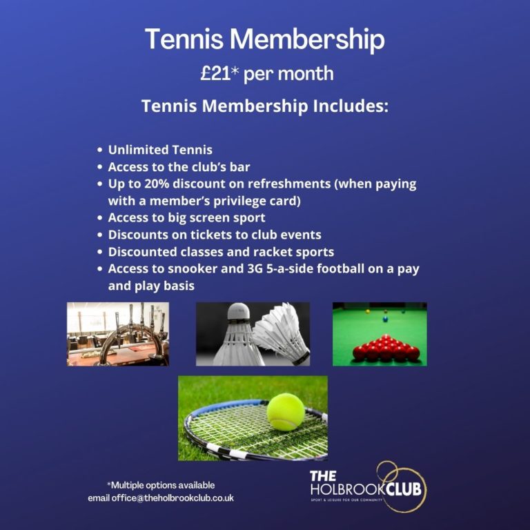 ***NEW MEMBERSHIP OPTION*** The Holbrook Club